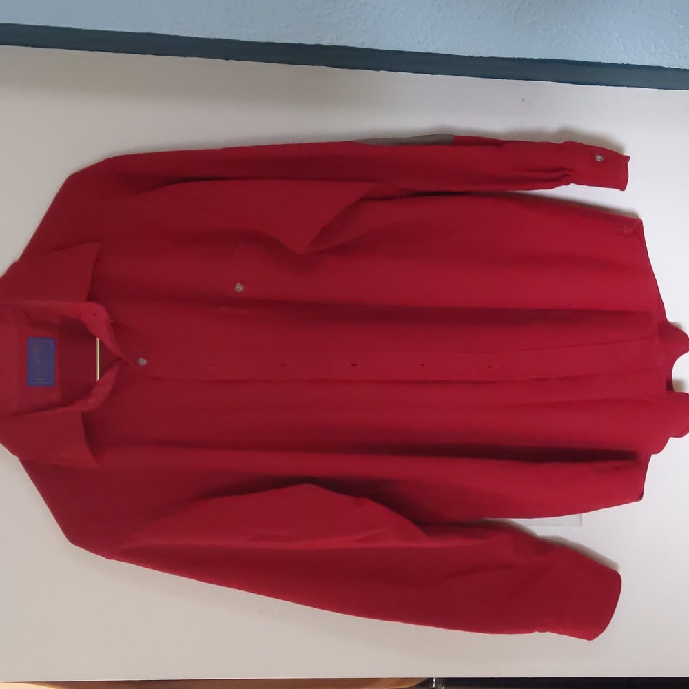 Pendleton Vintage 100% Wool Shirt, Suede Elbow Patches